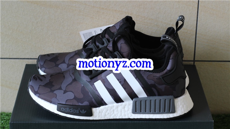 Best Version Adidas NMD R1 Bape Camo Black